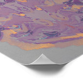 "Arthros" Abstract Watercolor Poster Print ポスター (角)