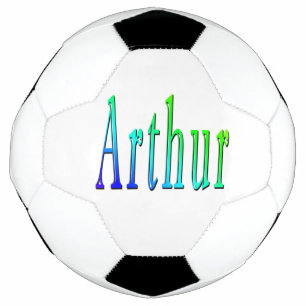 Arthur カラフル Name、Soccerball サッカーボール