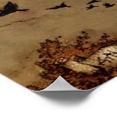 Arthur 遠くに Rackhamによる「凧の上」 ポスター (角)