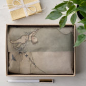 Arthur 遠くに Rackhamによる「凧の上」 薄葉紙 (ギフト)