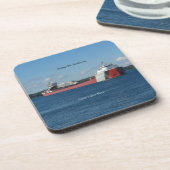 Arthur M. Anderson氏は6つの懸命・プラスチック・コースターのセットを発表 コースター (左側)