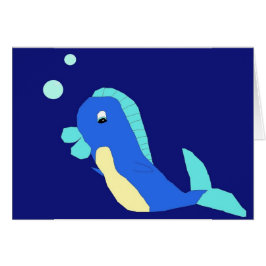 Arthur on Blue Backgroundカード