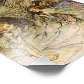 Arthur Rackhamによる「パックと妖精」水彩画 フォトプリント (角)