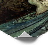 Arthur RackhamのWagnerの「リングや輪」のRhineimay ポスター (角)