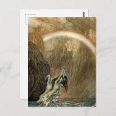 Arthur RackhamのWagnerの「リングや輪」のRhineimay ポストカード (正面/裏面)