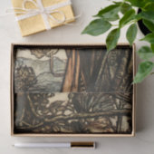 Arthur Rackham著「Brunhilde Led Her Horse」 薄葉紙 (ギフト)