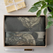 Arthur Rackham著「Brunhilde With Her Horse」 薄葉紙 (ギフト)