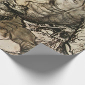 Arthur Rackham著「Sigfried Kills Fafner」 ラッピングペーパー (角)