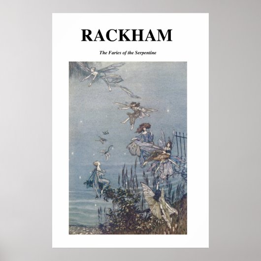 Arthur Rackham – サーペンタインの妖精 ポスター (正面)