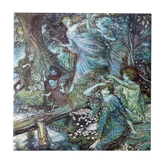 Arthur rackham タイル (正面)