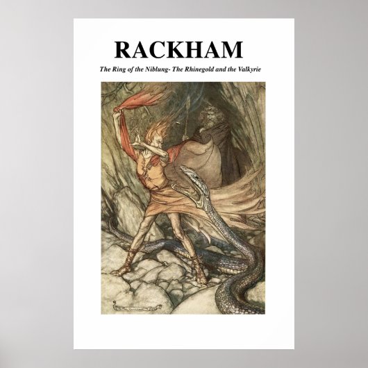 Arthur Rackham – ニブロンのリングや輪 ポスター (正面)