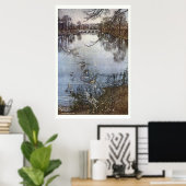 Arthur Rackham – ピーターパンケンジントンガーデンズ ポスター (ホームオフィス)