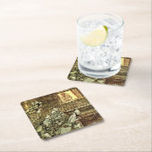 Arthur Rackham - A Christmas Carol -幽霊たち スクエアペーパーコースター (インサイチュ)