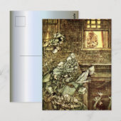 Arthur Rackham - A Christmas Carol -幽霊たち ポストカード (正面/裏面)