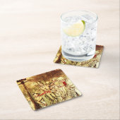 Arthur Rackham - A Christmas Carol -通り スクエアペーパーコースター (インサイチュ)