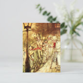 Arthur Rackham - A Christmas Carol -通り ポストカード (スタンド正面)