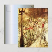 Arthur Rackham - A Christmas Carol -通り ポストカード (正面/裏面)