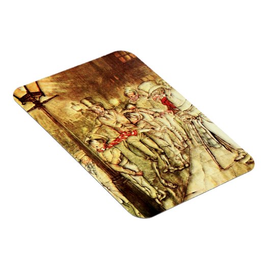 Arthur Rackham - A Christmas Carol -通り マグネット (右側)