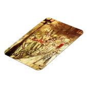 Arthur Rackham - A Christmas Carol -通り マグネット (左側)