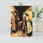 Arthur Rackham - A Christmas Carol - Grumpy サンキューカード (スタンド正面)