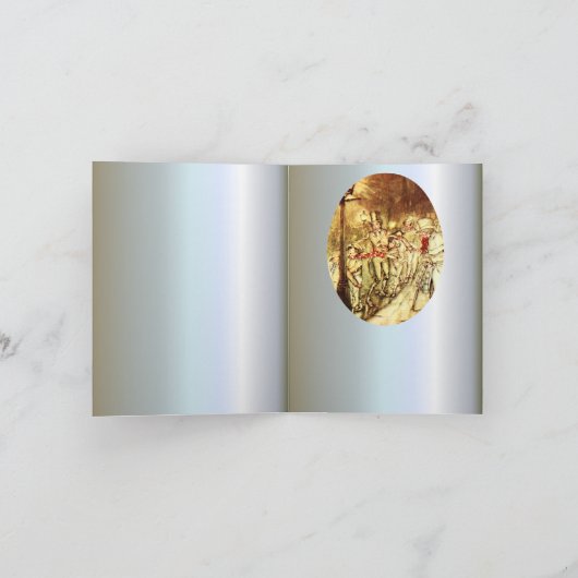 Arthur Rackham - A Christmas Carol - Street カード (内部)