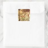 Arthur Rackham - A Christmas Carol - Street スクエアシール (バッグ)