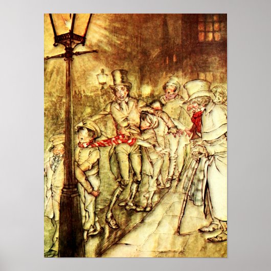 Arthur Rackham - A Christmas Carol - Street ポスター (正面)
