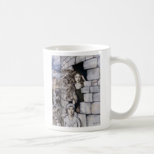 Arthur Rackham,“ Maid Maleen ” コーヒーマグカップ (右)