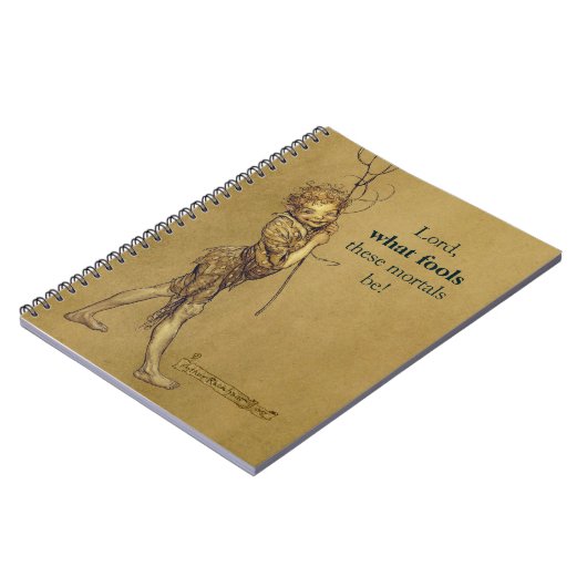 Arthur Rackham Puck Lord CC0576 ノートブック (左側)