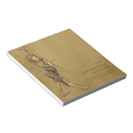 Arthur Rackham Puck Lord CC0721 ノートパッド (アングル)