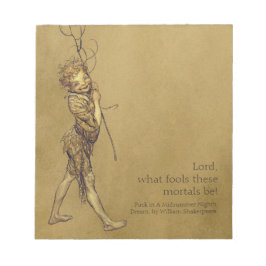Arthur Rackham Puck Lord CC0721 ノートパッド