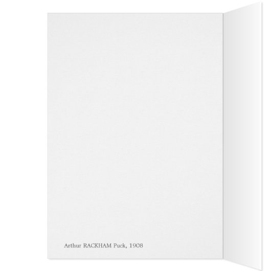 Arthur Rackham Puck Lord CC0888カード (内側 (左))