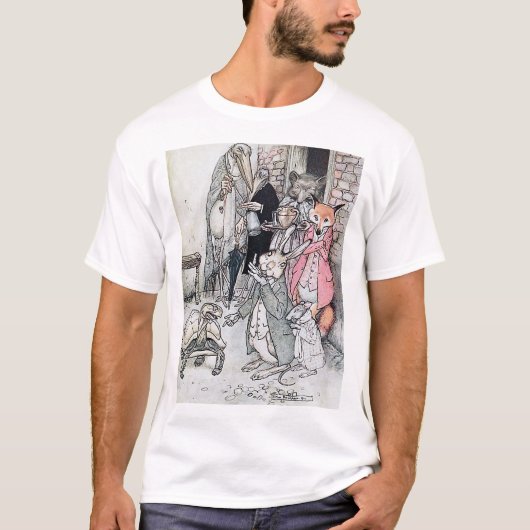 Arthur rackham , “ Tortoise and hare ” Tシャツ (正面)