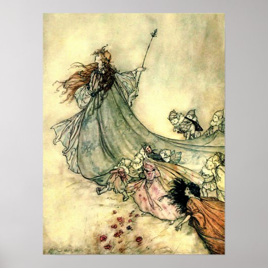 Arthur Rackham's Fairy Queen ポスター (正面)