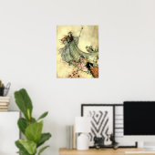 Arthur Rackham's Fairy Queen ポスター (ホームオフィス)
