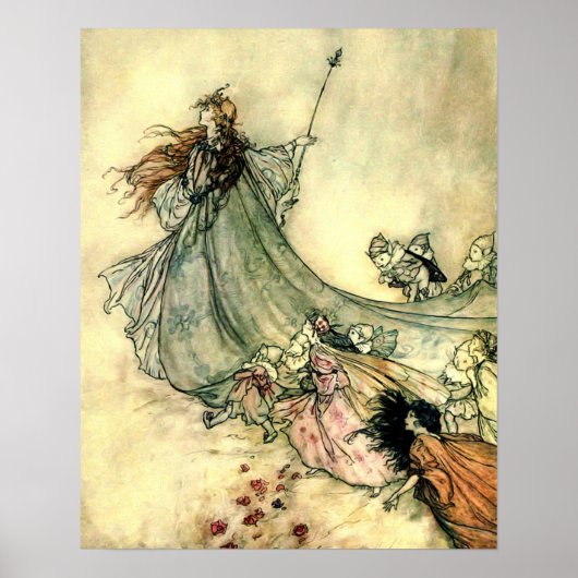 Arthur Rackham's Fairy Queen ポスター (正面)