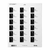 Arthur Ravenel Grayscaleの下 ラベル (フルシート)