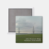 Arthur Ravenel Jr. Bridge Magnet - Charleston, SC マグネット (正面/裏面)
