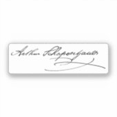 Arthur Schopenhauer署名 シール (正面)