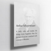 Arthur Schopenhauer Poster de citas inspiradoras ポスター