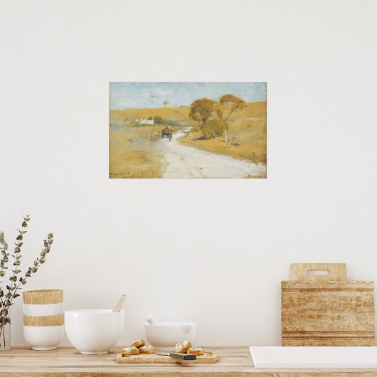 Arthur Streeton - At Templestowe ポスター (キッチン)