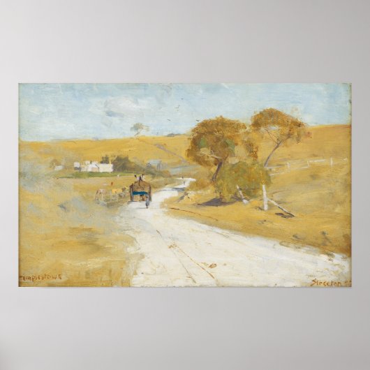 Arthur Streeton - At Templestowe ポスター (正面)