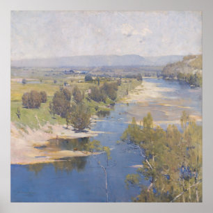 Arthur Streeton - ‘The purple noon's transparent m ポスター