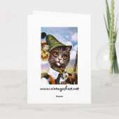 Arthur Thiele - Bavarian Alps Cat カード (裏面)