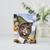 Arthur Thiele - Bavarian Alps Cat ポストカード (スタンド正面)