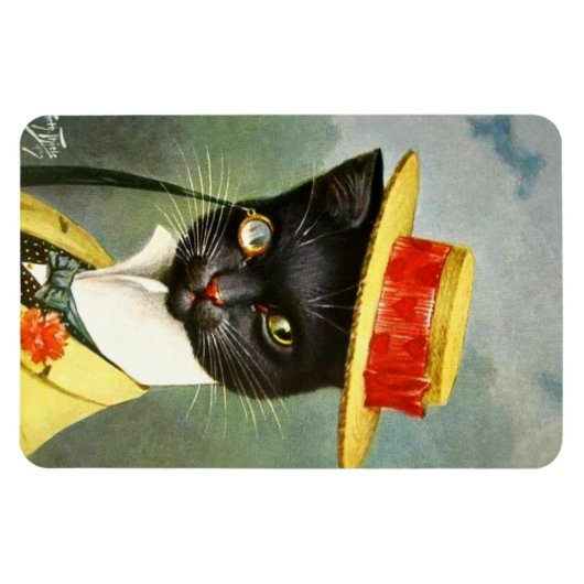 Arthur Thiele - Mr. Cat マグネット (横)