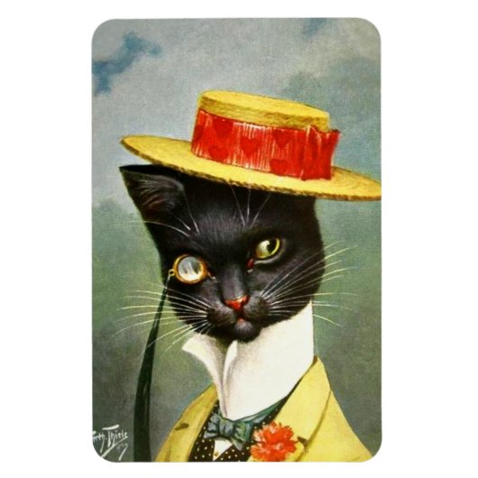 Arthur Thiele - Mr. Cat マグネット (縦)