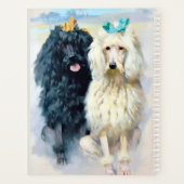 Arthur Wardleによるプードル プランナー手帳 (裏面)