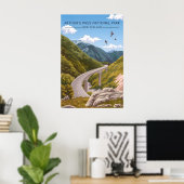 Arthurs Pass National Park New Zealand Travel ポスター (ホームオフィス)