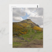 Arthur's Seat, Edinburgh Scotland ポストカード (正面/裏面)